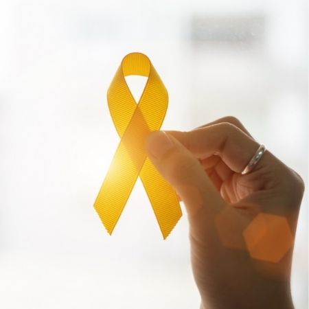 Endometriose - gelbe Schleife